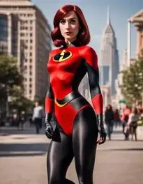 Elastigirl face swap