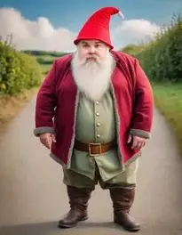 Gnome Fancy Dress face swap