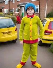 Horrid Henry Fancy Dress face swap