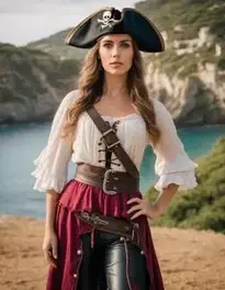 Pirate Outfit Female face swap