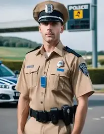 Police Fancy Dress face swap