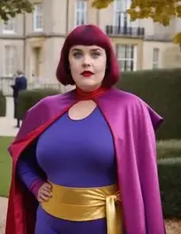 Violet Beauregarde face swap
