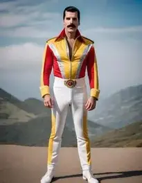 Freddie Mercury face swap