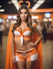 Hooters face swap