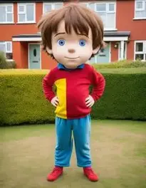 Horrid Henry face swap