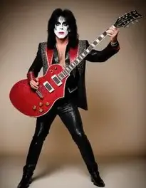 Authentic Paul Stanley face swap