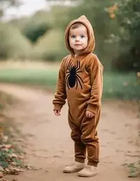 Brown Spider Toddler face swap
