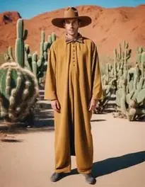 Adult Desert Cactus face swap