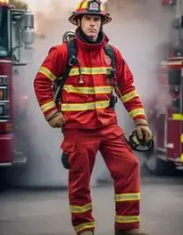Blazin Hot Firefighter face swap