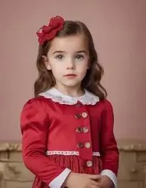 English Nanny Costume Girl face swap