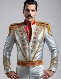 Freddie Mercury Costume Man face swap