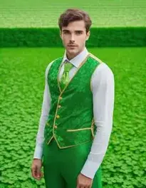 Green Four Leaf Clover face swap