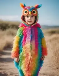 Little Colorful Owl face swap