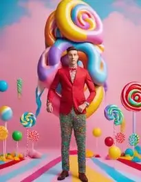 Lord Licorice Candy Land Adult face swap