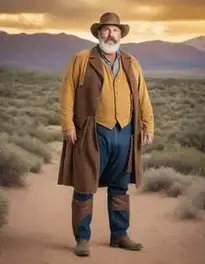 Man Plus Size Prospector face swap