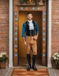 Oktoberfest Stud Costume Man face swap