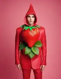 Get Real Adult Strawberry face swap