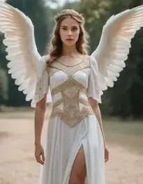 Girl Angelic Maiden face swap