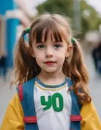 Kid I Love The 90s Girl face swap