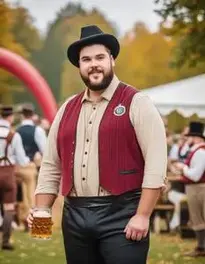 Oktoberfest Stud Plus Size Man face swap