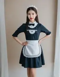 Clean Sweep Maid Costume Woman face swap