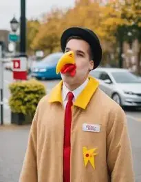 Get Real Chicken Sandwich face swap