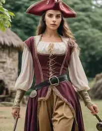 Girl Brilliant Buccaneer face swap