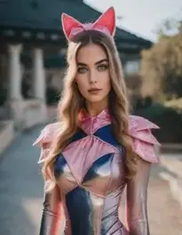 Midnight Kitty Woman face swap