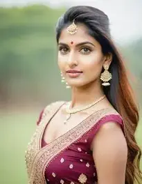 Beautiful Indian Woman, face swap