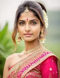 Beautiful Indian Woman, face swap