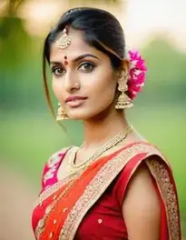 Beautiful Indian Woman, face swap