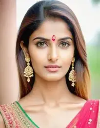 Beautiful Indian Woman, face swap