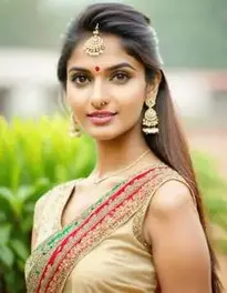 Beautiful Indian Woman, face swap