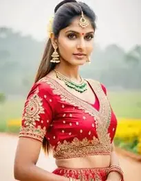Beautiful Indian Woman, face swap
