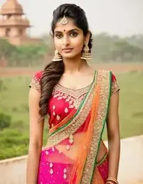 Beautiful Indian Woman, face swap
