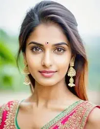Beautiful Indian Woman, face swap
