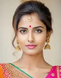 Beautiful Indian Woman, face swap