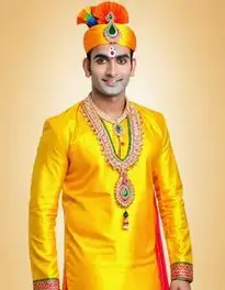 God Krishna Fancy Dress For Men, face swap