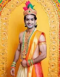 God Krishna Fancy Dress For Men, face swap