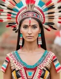 Aztec Costume Female face swap