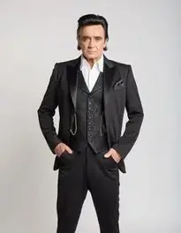 Johnny Cash Fancy Dress face swap