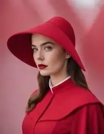 Woman Plus Size Handmaids Tale Deluxe face swap