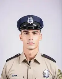 Youth Police Officer face swap