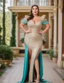 Plus Size Miss Enchantment Adult Woman face swap