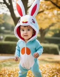 Pokmon Scorbunny Hooded Jumpsuit Classic Kid face swap