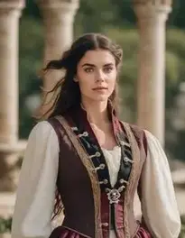 Regal Pirate Lady Woman face swap