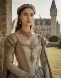 Regal Renaissance Queen Woman face swap