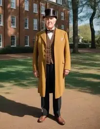 Thomas Edison Costume Man face swap