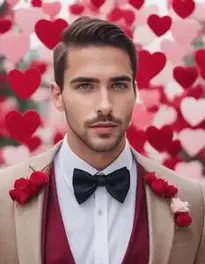 Valentines Day Costume Man face swap