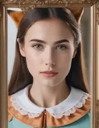 Woman Foxy Cleaning Maiden face swap
